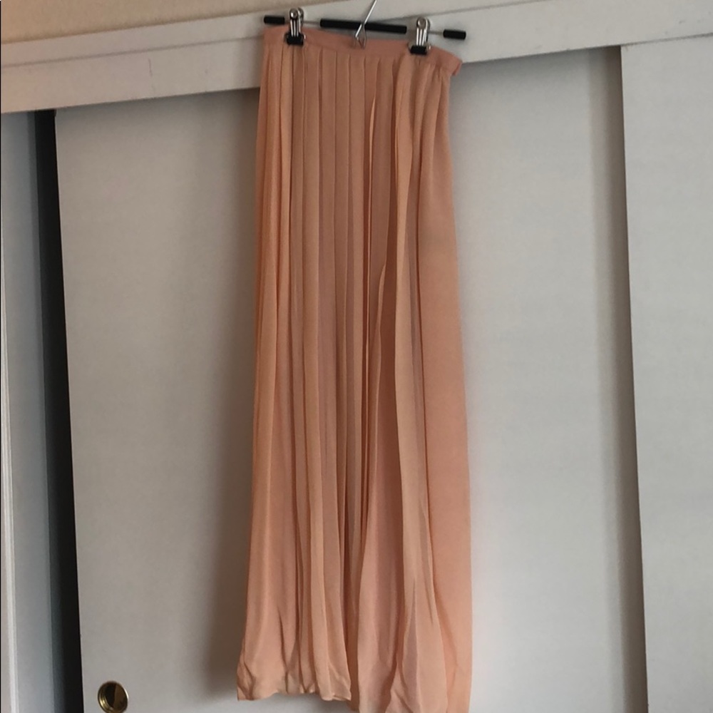 Long maxi silk Tibi skirt